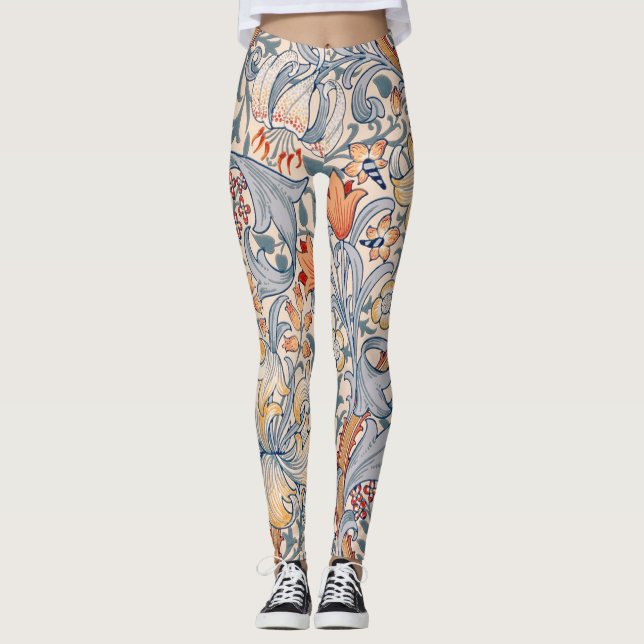 Legging Ouro Lily, William Morris (Frente)