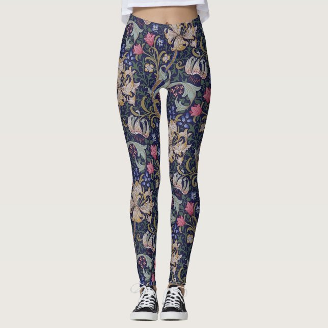 Legging Ouro Lily, William Morris (Frente)