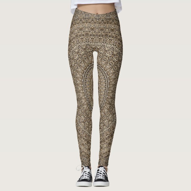 Legging Ouro Mandala (Frente)
