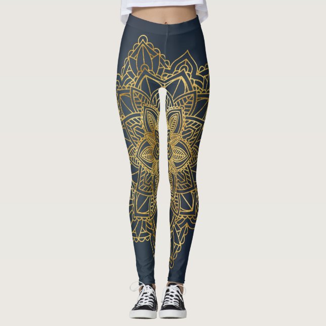 Legging Ouro mandala (Frente)