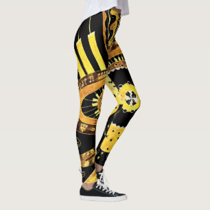 Legging Ouro musical