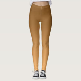 Legging Ouro neutro e liso do inclinação