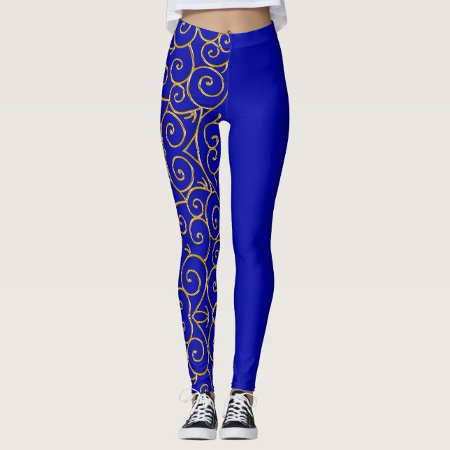 legging "ouro" redemoinhos (Frente)