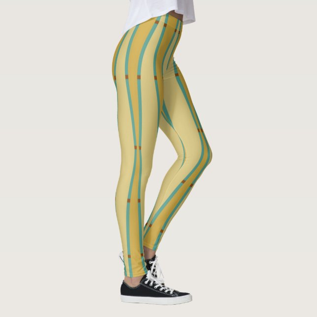 Legging Ouros e triângulos retrorreflectores (Direita)