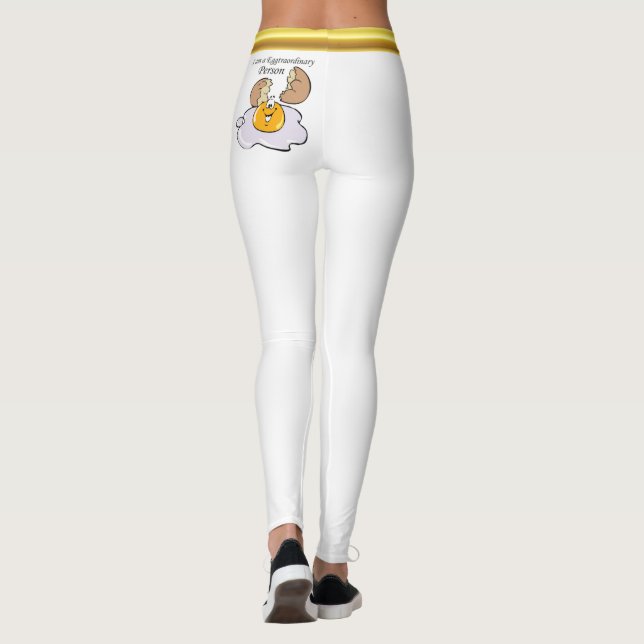 Legging ovo frito do personagem de desenho animado com (Verso)