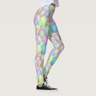 Legging Ovos de Páscoa Coloridos a Pastel bonito
