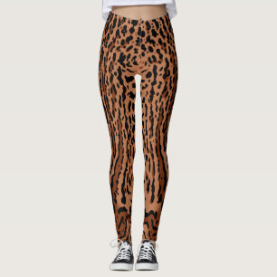 Legging Ozelot nódoas pressões