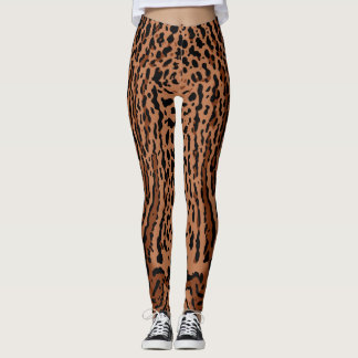 Legging Ozelot nódoas pressões