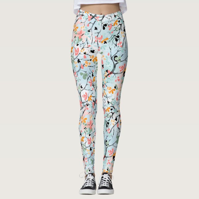 Legging padrão abstrato (Frente)