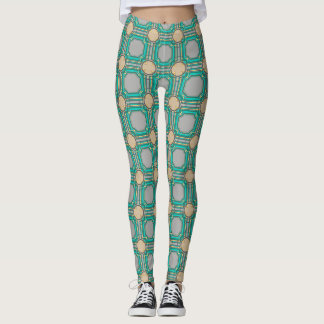 Legging padrão abstrato