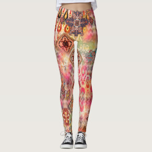 Legging Padrão Abstrato digital étnico sem costura