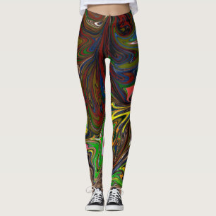 Legging padrão abstrato legal