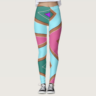 Legging Padrão abstrato multicolorido "Ratti_Creative_Arts
