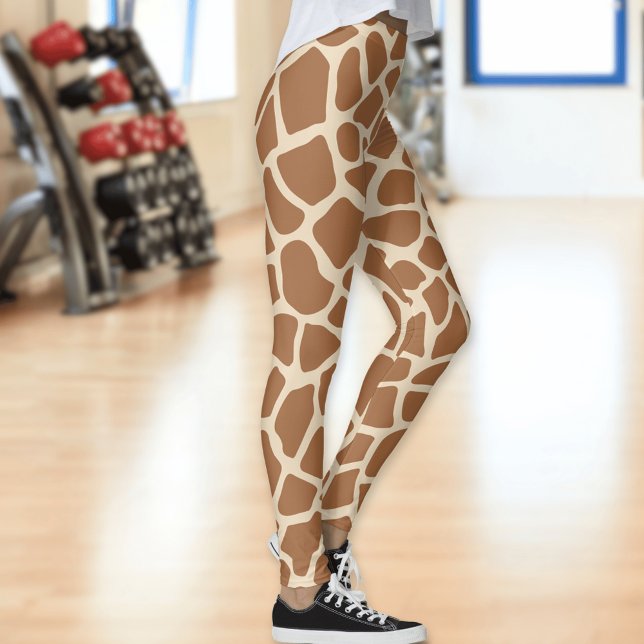 Legging Padrão Animal Giraffe (Criador carregado)