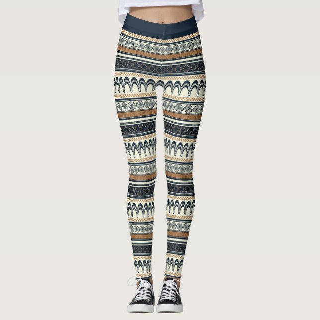 Legging Padrão ao estilo Minoano (Frente)