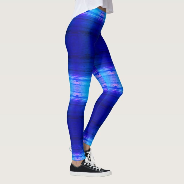 Legging Padrão azul-claro (Direita)