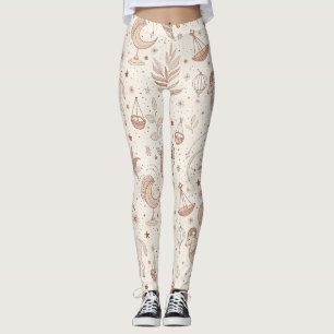 Legging Padrão Botânico Celestial (1)