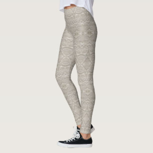 Legging padrão branco