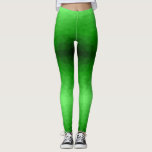 Legging Padrão brilhante de malha geométrica verde-claro<br><div class="desc">O padrão geométrico brilhante do gradiente verde claro da malha geométrica triângulos brilhantes ombre. Legal malha geométrica do triângulo moderno com design de gradiente verde-claro a verde-escuro.</div>
