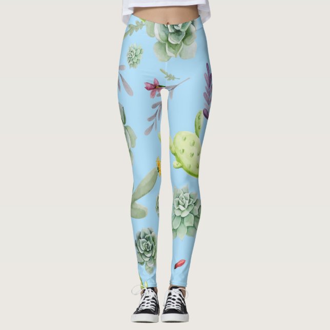 Legging Padrão Cactus 10 (Frente)