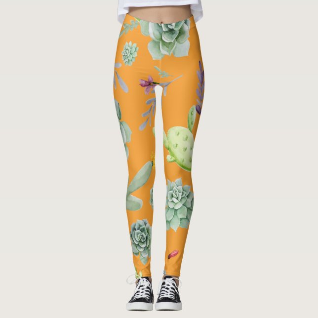 Legging Padrão Cactus 11 (Frente)