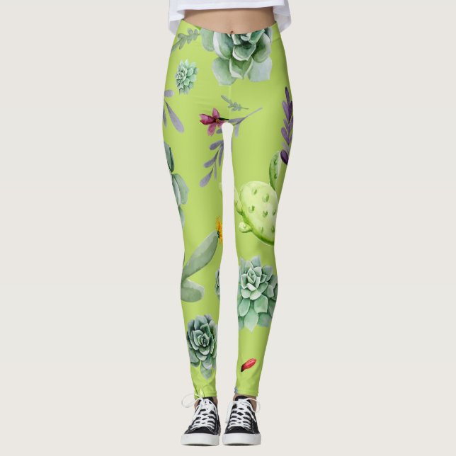 Legging Padrão Cactus 6 (Frente)