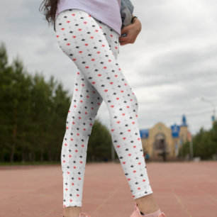 Legging Padrão Colorido Poligonal