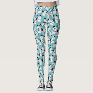 Legging Padrão da borboleta de repolho