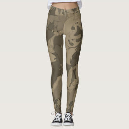 Legging Padrão da Camouflagem de Pesca de Sépia Country Gi