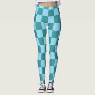 Legging Padrão da Desktop Board Verde e Azul