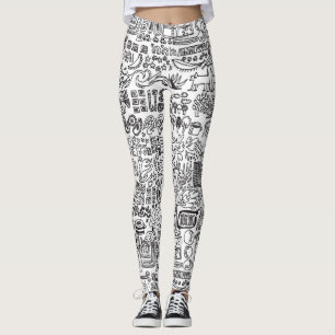 Legging Padrão de abstrato de Geo design.