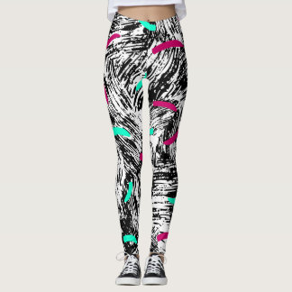 Legging Padrão de Abstrato moderno.
