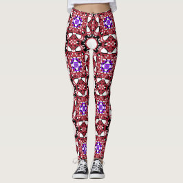 Legging padrão de amor projetado