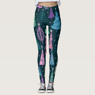 Legging Padrão de Ano Novo de Natal Festivo