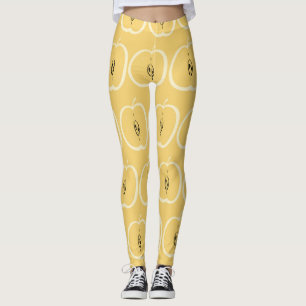 Legging Padrão de Apple Vintage: Design de wallpaper.