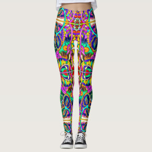 Legging Padrão de Aquarela Oriental III + suas ideias