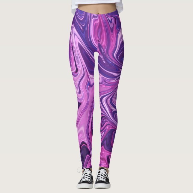 Legging Padrão de arte da Galáxia (Frente)
