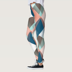 Legging Padrão de Arte Mágica Geométrica do Hip Abstrat