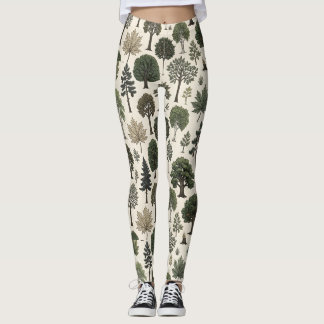 Legging Padrão de Árvores