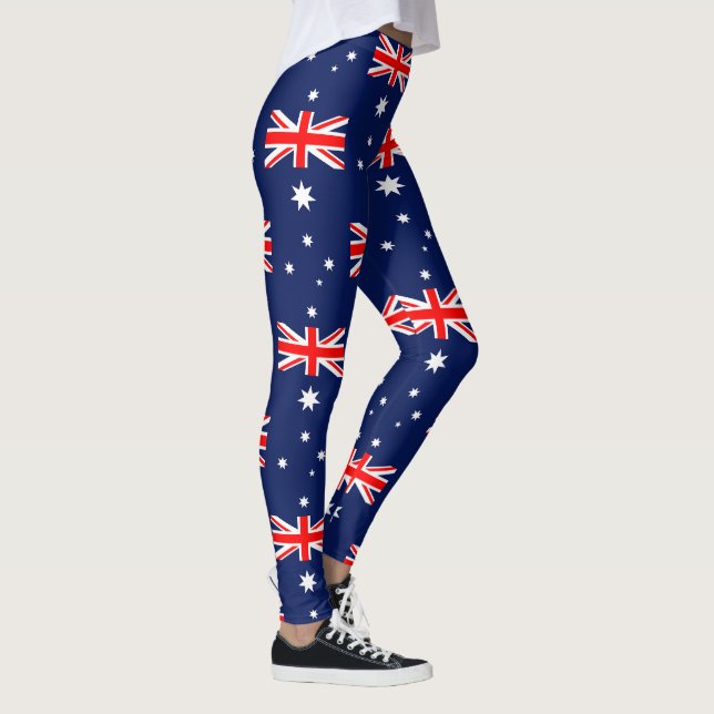 Legging Padrão de bandeira da Austrália (Direita)