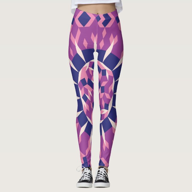 Legging Padrão de Bola de Discoteca (Frente)