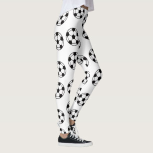 Legging Padrão de bola de futebol