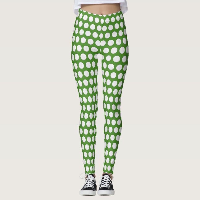 Legging Padrão de Bola de Golf (Frente)