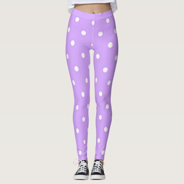 Legging padrão de bolinhas (Frente)