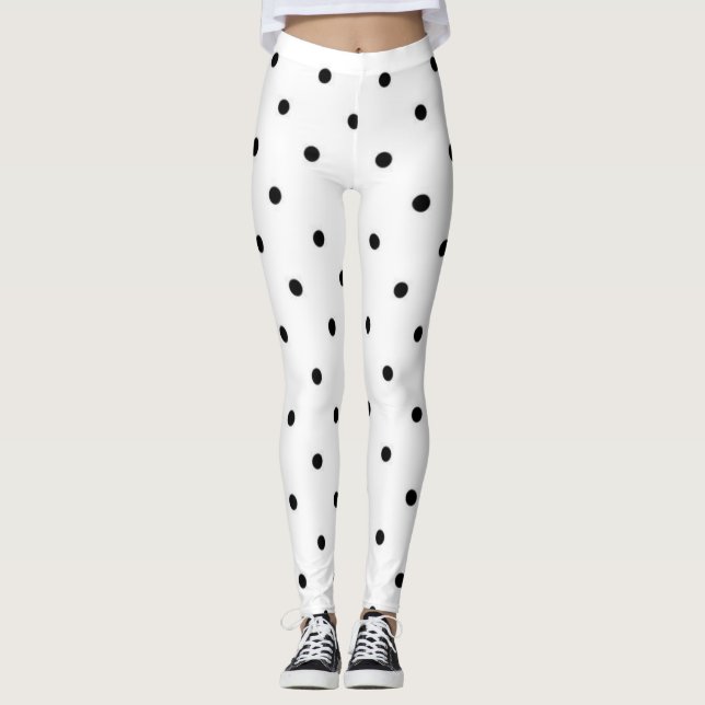 Legging padrão de bolinhas (Frente)