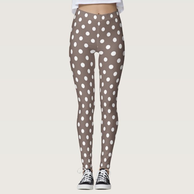 Legging Padrão de bolinhas (Frente)