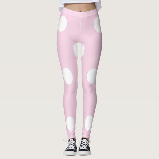 Legging padrão de bolinhas (Frente)