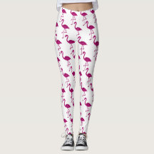Padrão de brilho rosa de flamingo brilhante branco