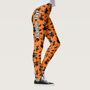 Legging Padrão de Bruxas Voadoras