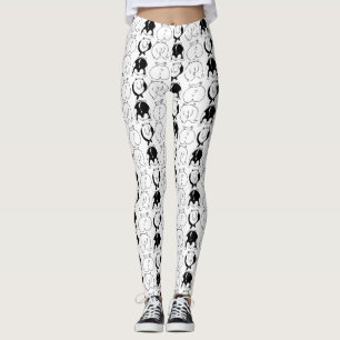 Legging Padrão de Bumbuns de Hamster